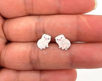 pig earrings
