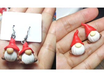 Gnome Polymer Clay Alloy Earrings