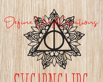Free Free 64 Floral Deathly Hallows Svg Free SVG PNG EPS DXF File
