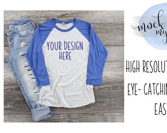 Download Raglan Mockup Etsy