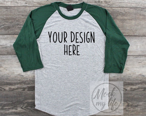Download Free Free Green Eg Pro Raglan Styled Mock Up Womens Psd 30227 Free PSD Mockup Template