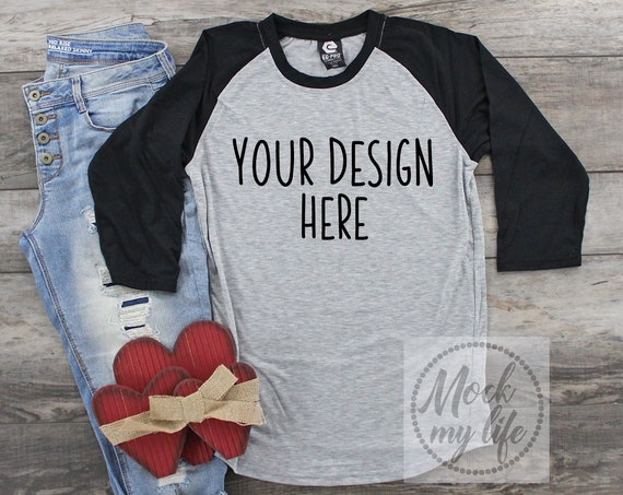 Download Free Black Eg Pro Raglan Styled Mock Up Womens (PSD) - Free Mockup For Designer Vista Mockup Tool