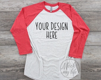 Download Raglan t shirt mockup psd free Topeka Nike blazer shoes ...
