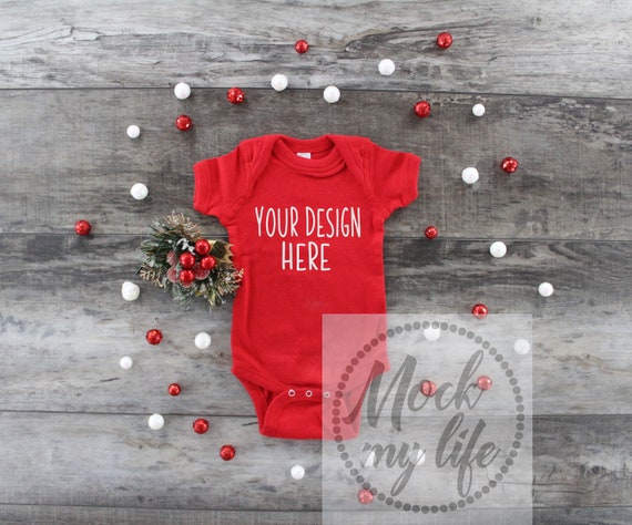 Red Rabbit Skins 4400 Christmas Flat Lay Mockup
