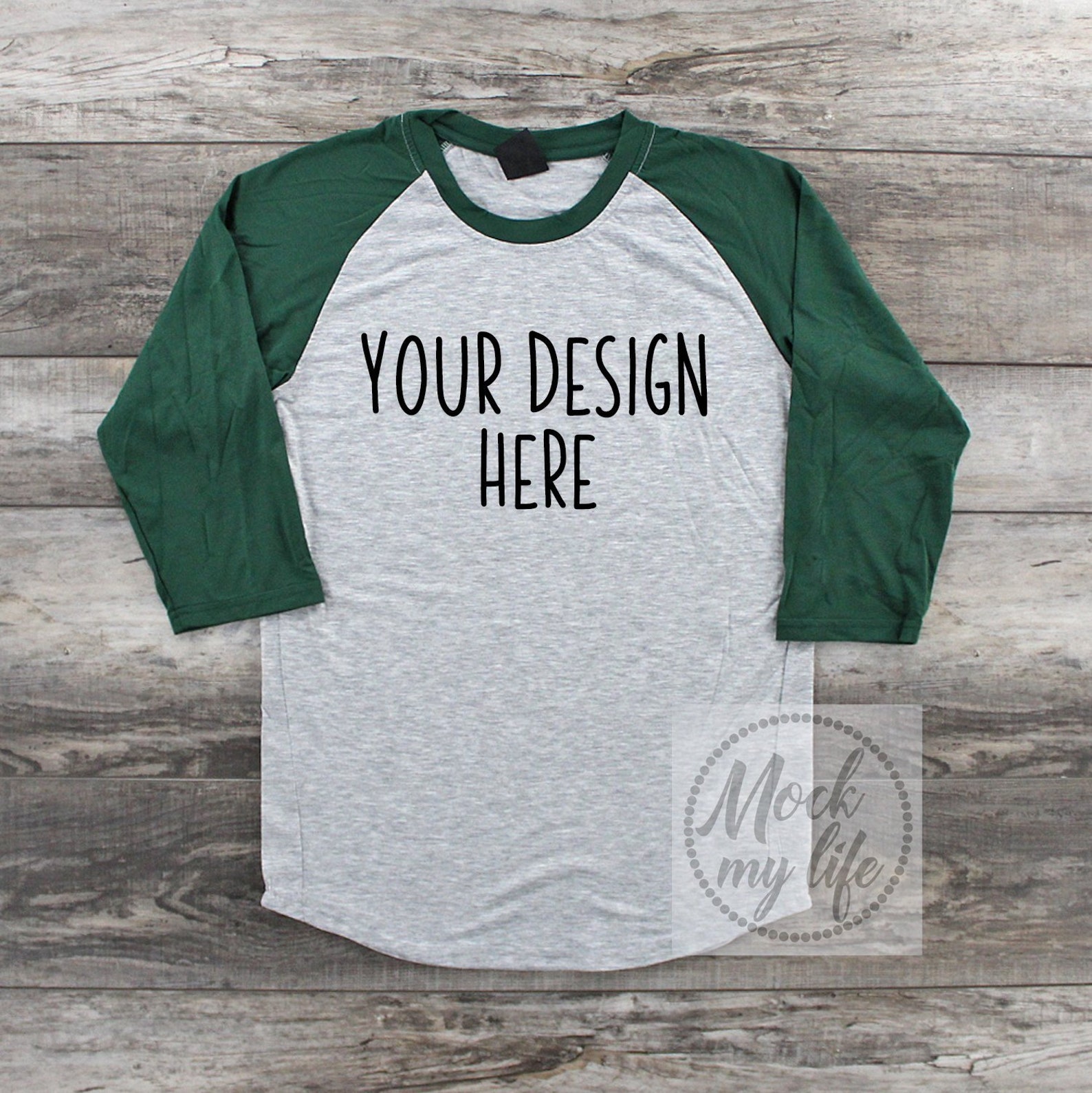 Download Green EG Pro Raglan Styled Mock Up / Womens Shirt Mockup / | Etsy