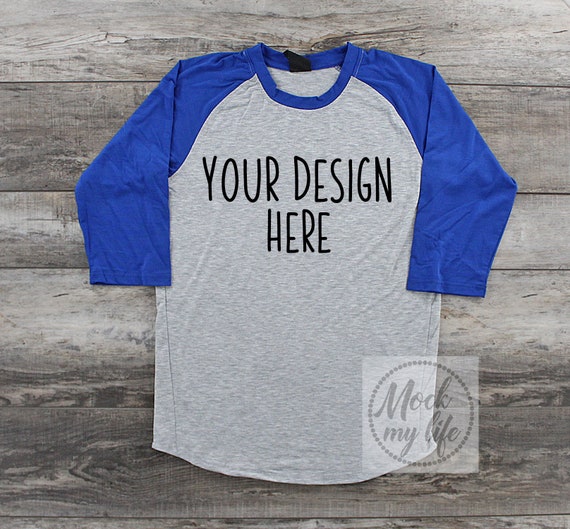 Download Royal Eg Pro Raglan Styled Mock Up Mens Shirt Mockup Shirt Etsy