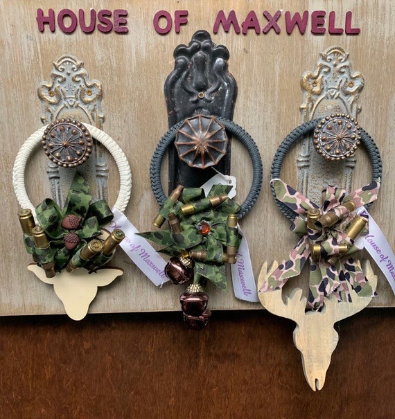 Hunting Camo Door Knob Hangers