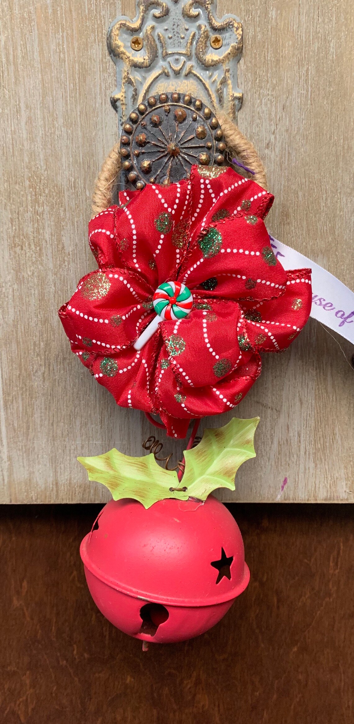 Christmas Bells Door Knob Hangers | Etsy