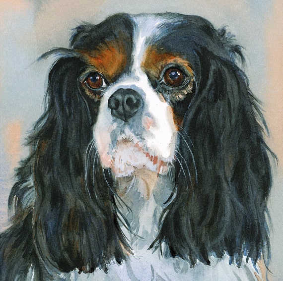 etsy cavalier king charles spaniel