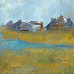 Nantucket Beach Giclee Print: Madaket Coastal Landscape Art