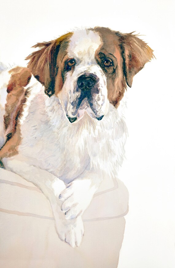 st bernard painting
