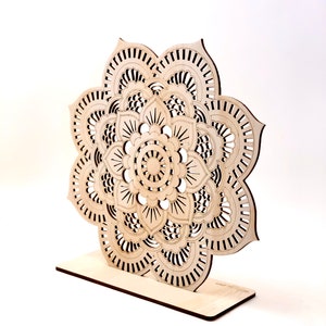 Wooden Earring Holder/Stand, Jewellery stand, Display Hanger, Mandala