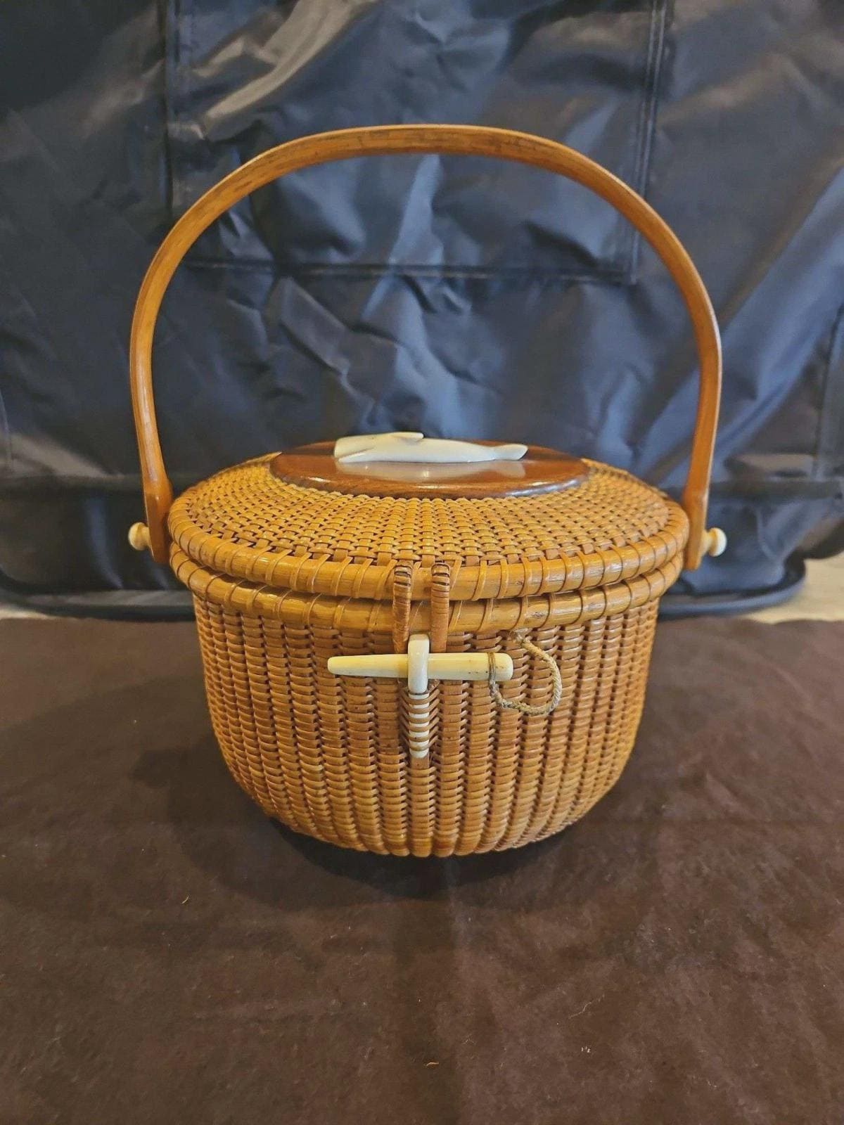 クリスマス籐バック Nantucket lightship basket - Etsy 日本