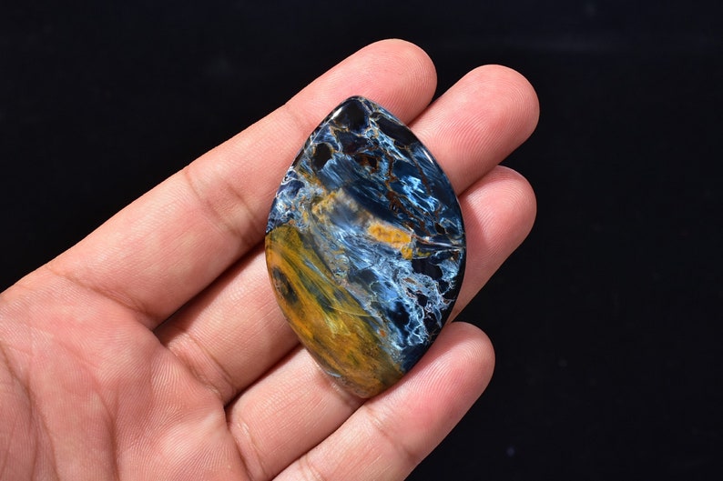 1116-17 Top Quality Pietersite Marquise Cabochon Gemstone 33x51x6mm 80 Cts