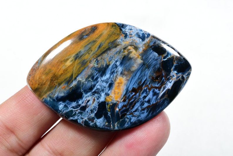 1116-17 Top Quality Pietersite Marquise Cabochon Gemstone 33x51x6mm 80 Cts