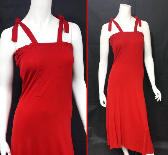 Vintage 1970s Jean Muir Evening Maxi Dress Size: U
