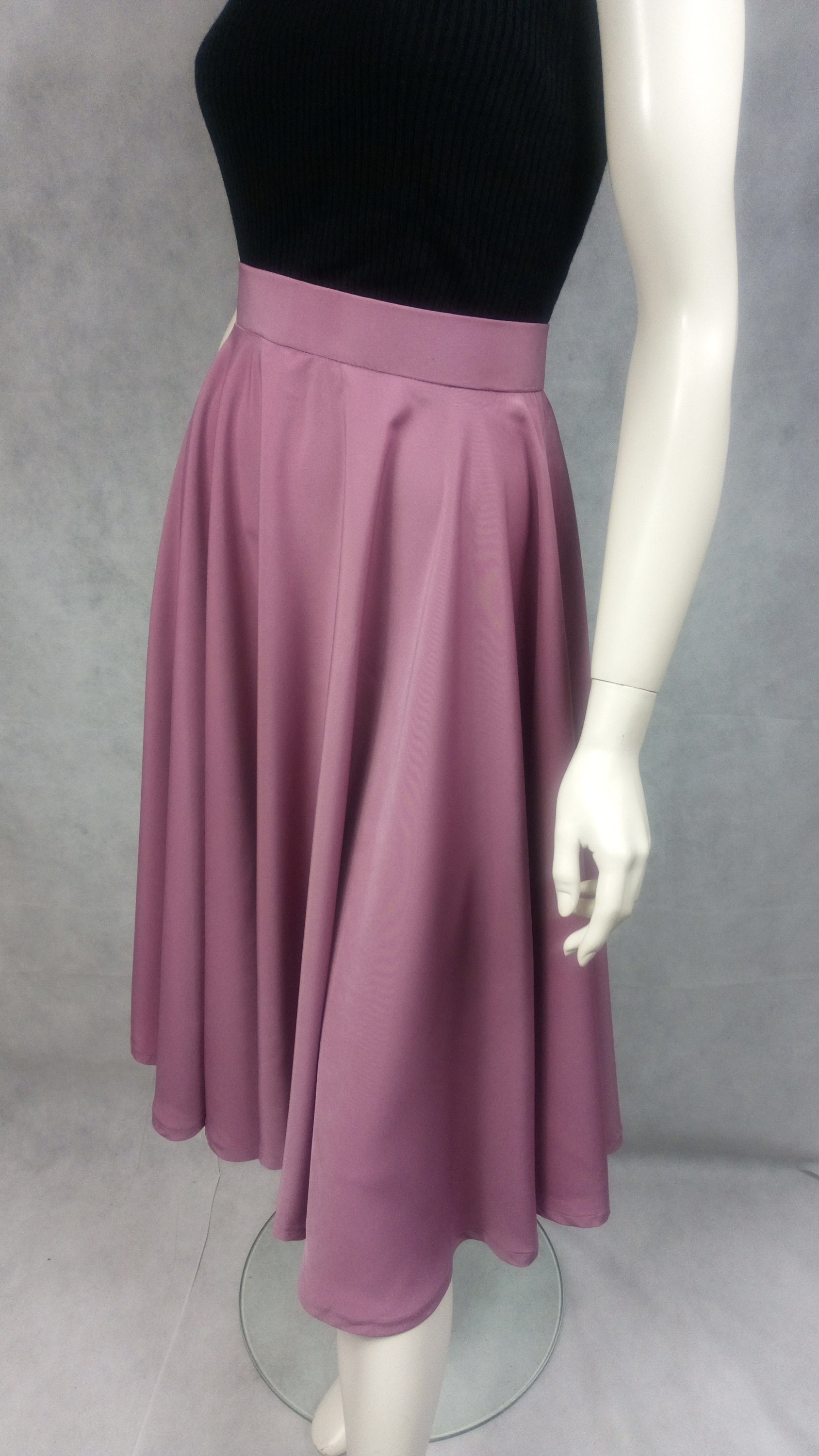 Vintage 80s Does 1950s Full Circle Skirt SIZE: UK 8 10 S M - Etsy