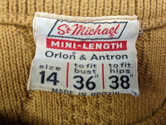 Superb Original Vintage 1960's St Michael Knitted… - image 3