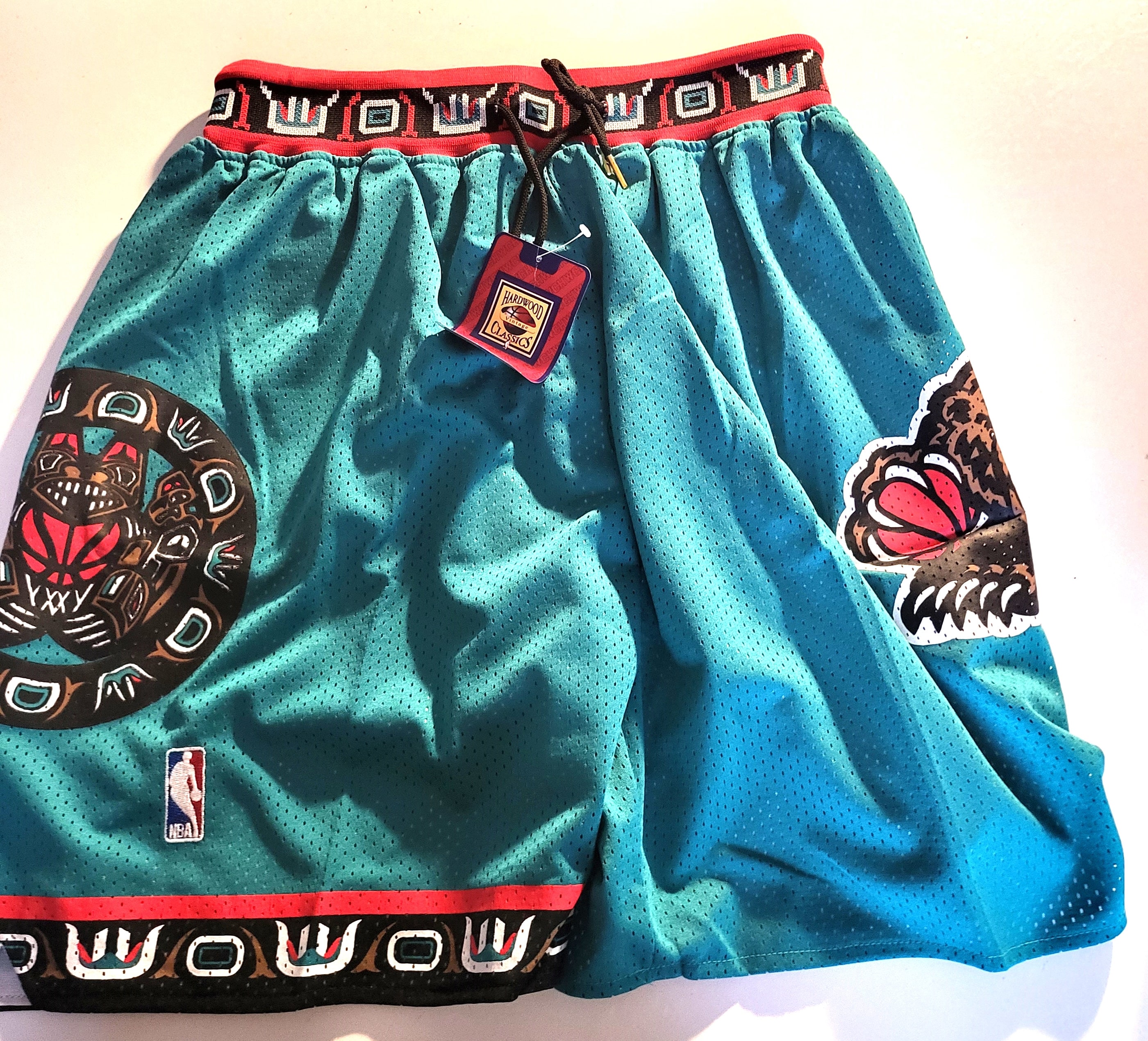 New 1995-1996 Just Don Vancouver Grizzlies NBA Teal Basketball 