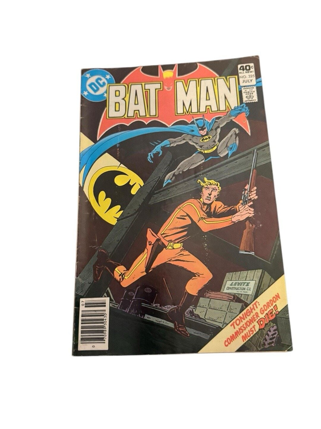 Batman No Number 325 Volume 41 July 1980 DC Comics Comic Book Bronze ...