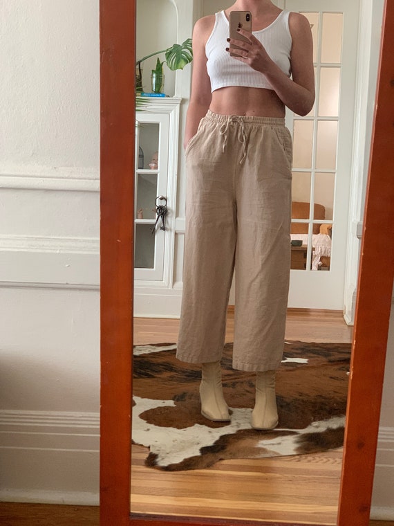 90's linen suit