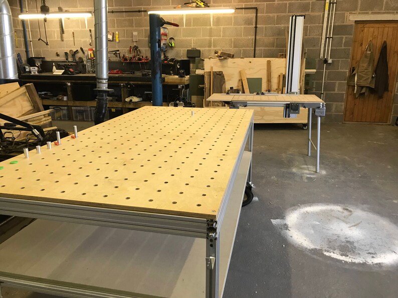 MEGA MFT style bench Full Sheet of 8/4 Ply or MDF Layup Etsy