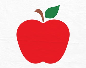 Download Teacher apple svg | Etsy