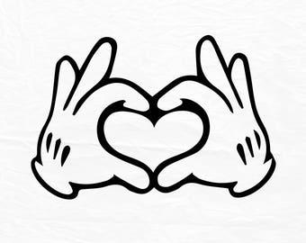 Download Mickey hands svg | Etsy