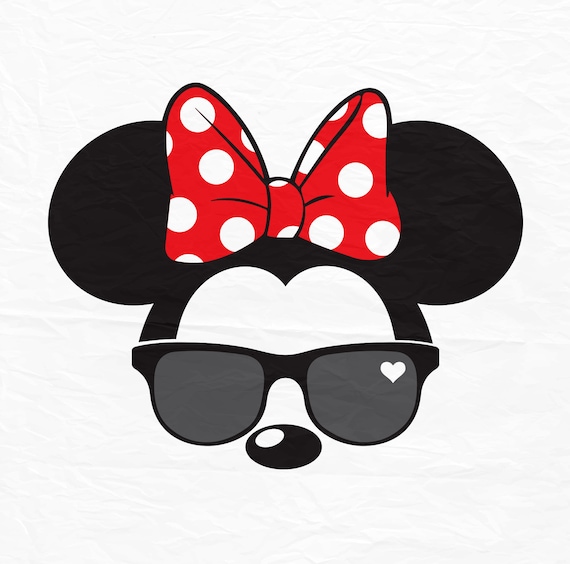 Download Disney Minnie Mouse Ray-Ban Sunglasses Icon Head Ears | Etsy