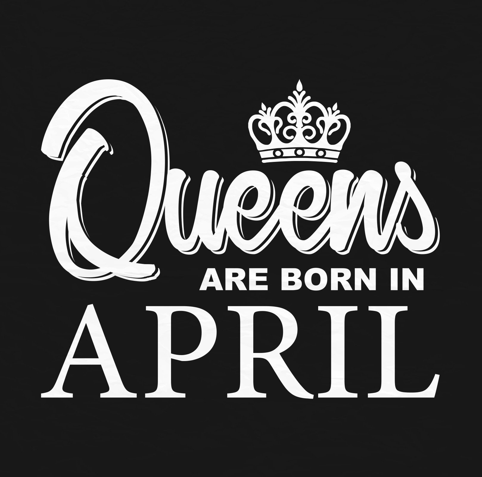 Download Queens are born in April svg March svg Birthday girl svg ...