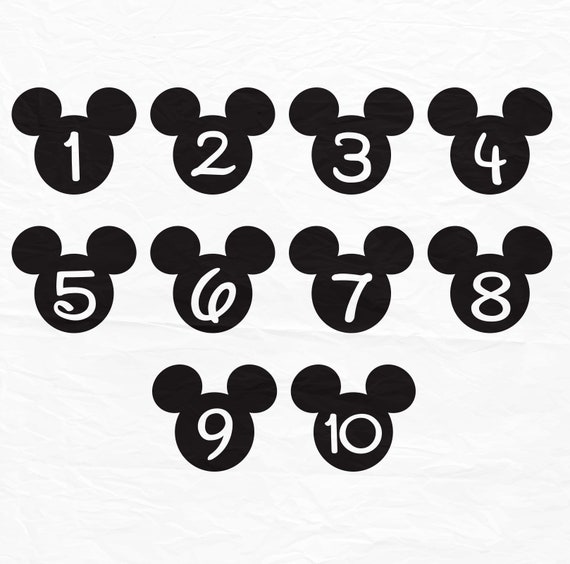 Free Free 141 Disney Character Numbers Svg SVG PNG EPS DXF File