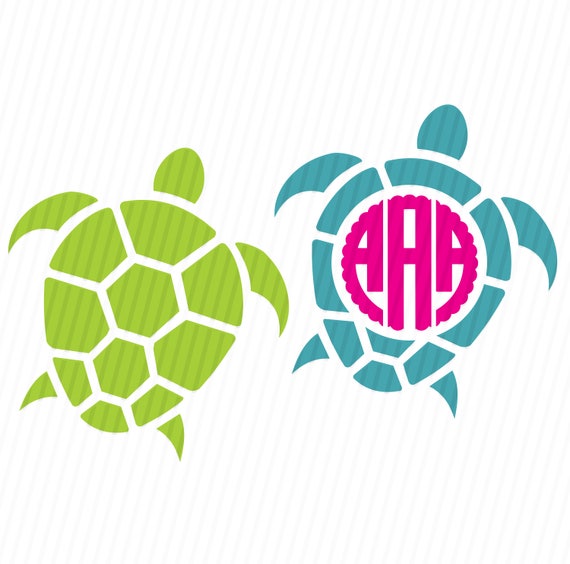 Download Sea Turtle Monogram SVG Sea Turtle SVG Sea Turtle Monogram ...
