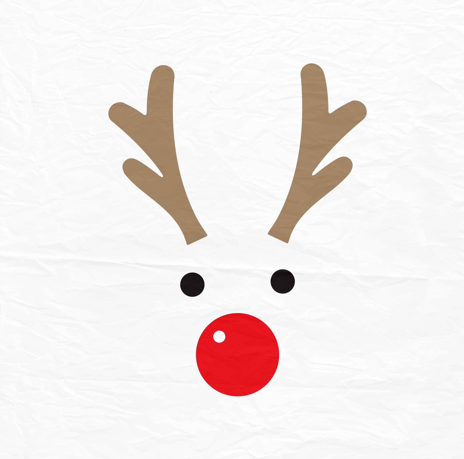 Download Rudolph Christmas Reindeer SVG Reindeer Face SVG Reindeer ...