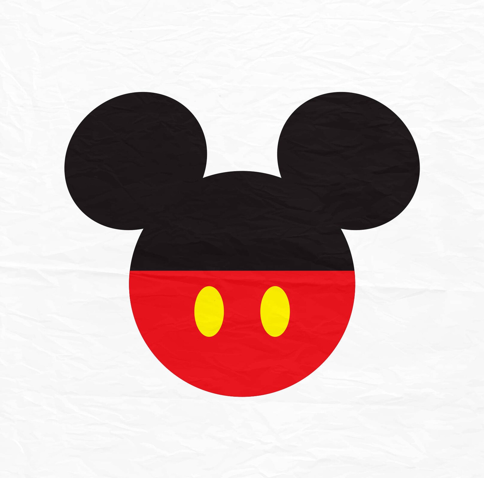 Mickey Mouse SVG Mickey Mouse Ears SVG Mickey mouse with red | Etsy