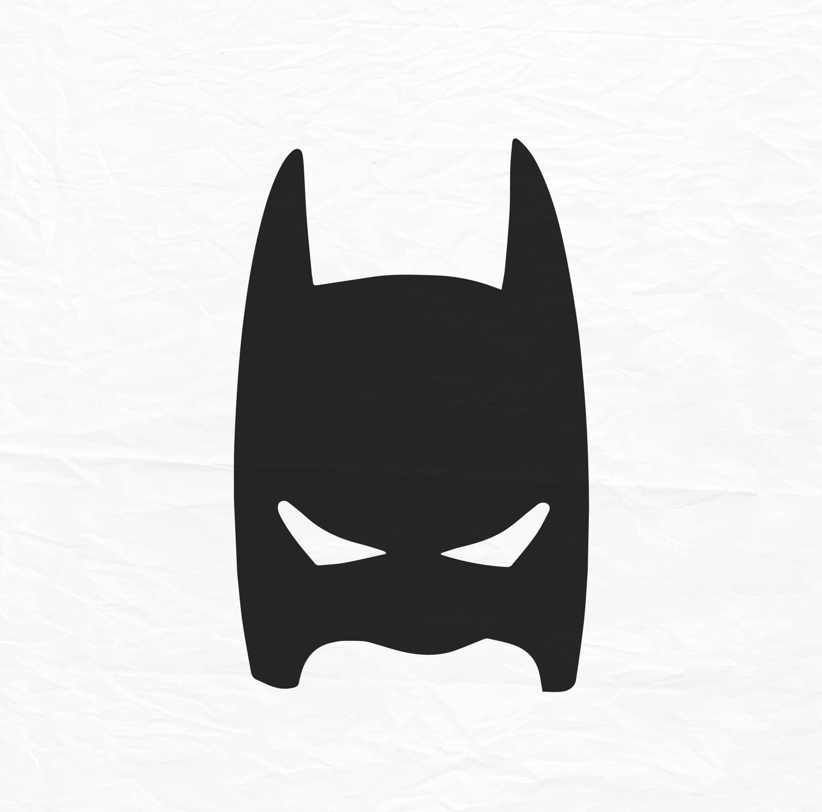 Download Batman Mask SVG Batman mask Superhero SVG and DXF Cut Files | Etsy