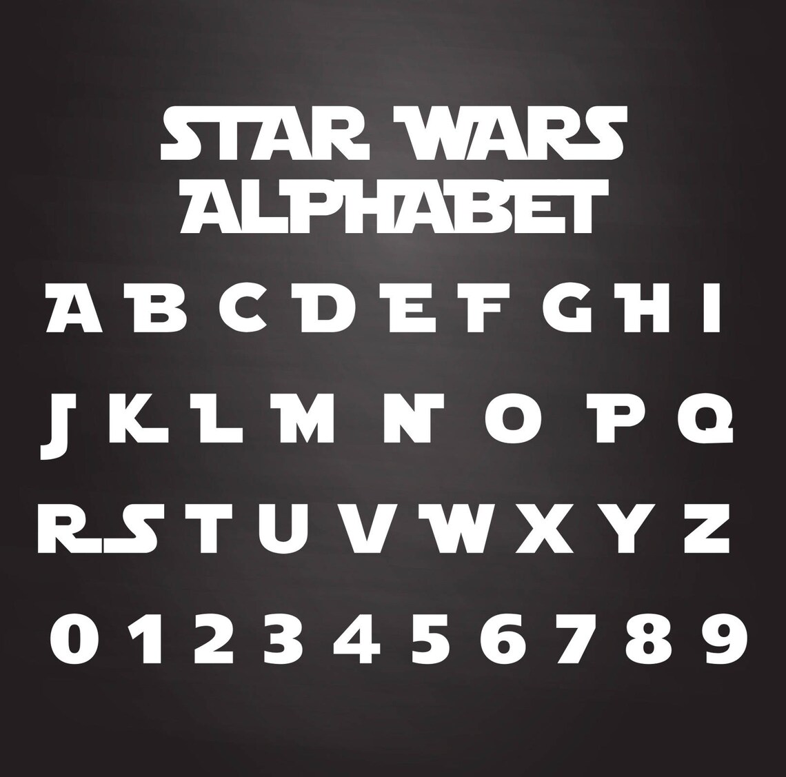 star trek in star wars font