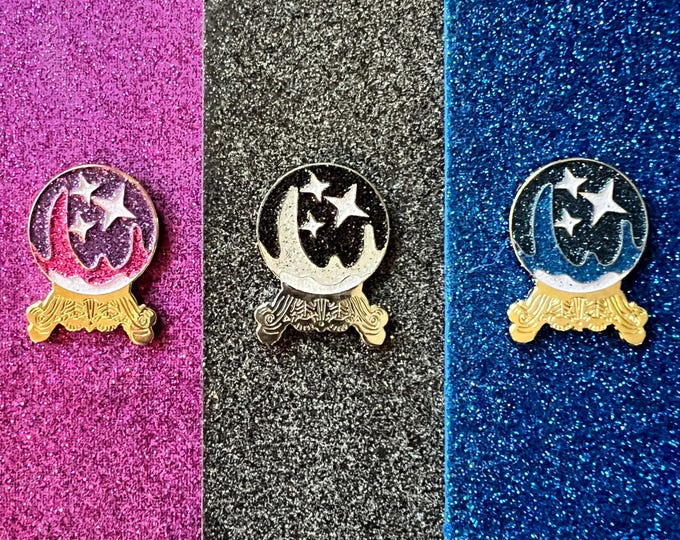 Crystal Ball Enamel Pin