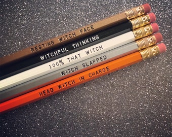 Witch Pencil Set