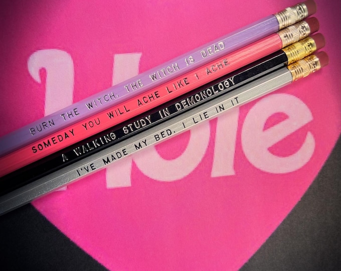 Hole Lyric Pencil Set