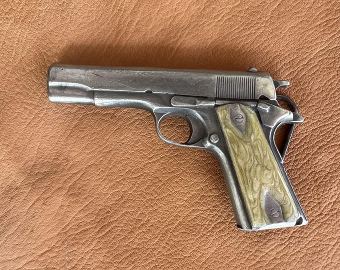 Vintage Colt 1911 Belt Buckle