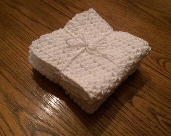 Wassen doek in standaard wit en allemaal handgemaakt