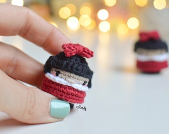 SPANISH/ENGLISH Pattern Mini Mafalda amigurumi | Mini Mafalda | Mini amigurumi pattern | pattern for beginners