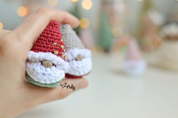 Combo 2 Patrones ESPAÑOL/INGLÉS Mini Gnomos amigurumi,patrón para principiantes, mini gnomo nórdico amigurumi,patrón pdf, mini amigurumi