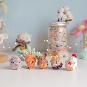 Patrón ESPAÑOL/INGLÉS huevos de pascua,huevo zanahoria,huevo granjero,huevo caballo,huevo gallina,huevo ratón,patrones de pascua