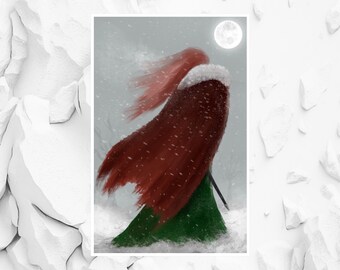 Game of Thrones The Lady of Winterfell 11x17 Digital Art Print, Unframed