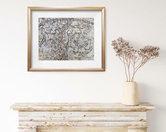 Mosaico original "4 caballos" de Harriet Pearson