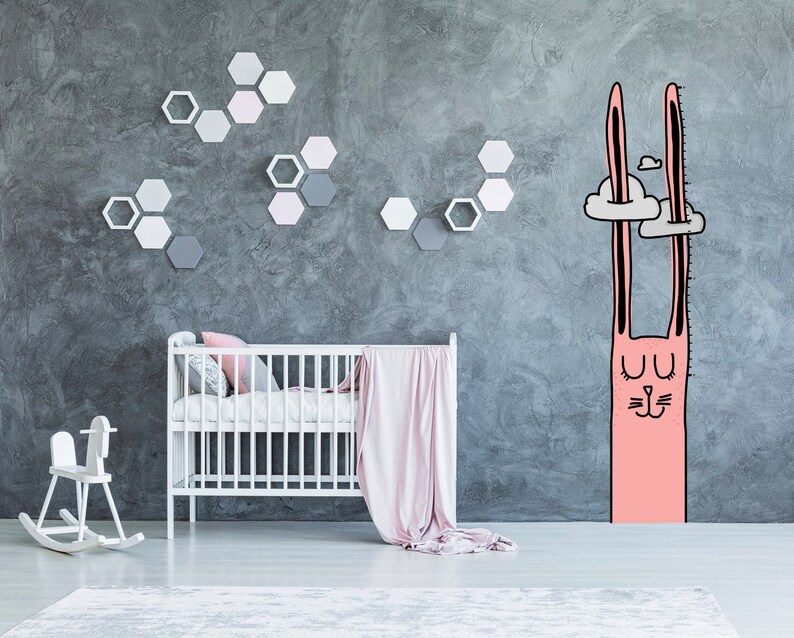 Personalized Bunny Growth Chart. Rabbit Height Chart for Kids. Etsy