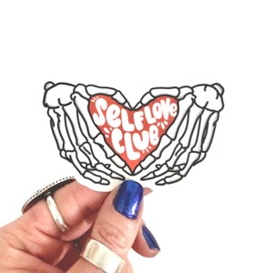 Self Love Club  | Waterproof Sticker | Laptop Sticker | Water Bottle Sticker | Laptop Decal | Hydroflask Sticker