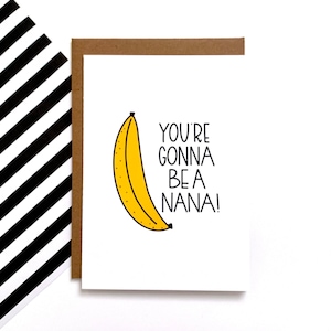 Tu vas être une Nana. Nouveau bébé (en anglais) Nouveaux parents (en anglais seulement) Annonce de bébé (en anglais) Grand-mère - France Nana - France Nouvelle carte de voeux grand-mère