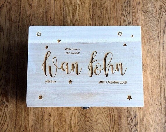 personalised wooden christening gifts
